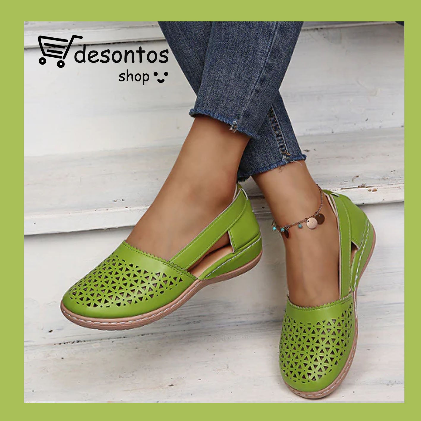 Sandalias vintage con cuña ortopédica para mujer