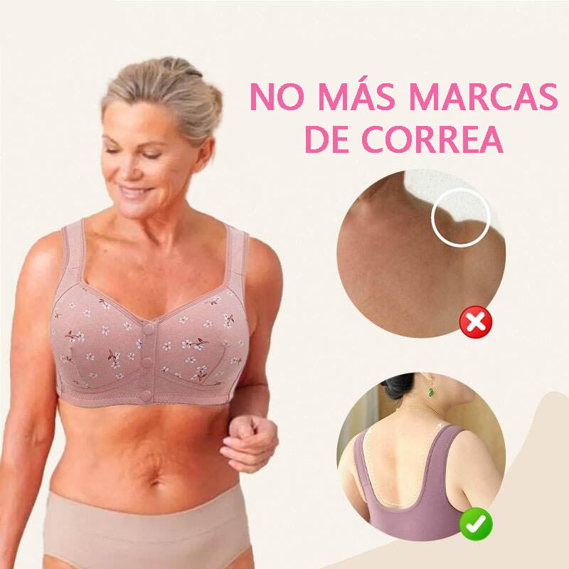 🔥Oferta del último día con 50% de descuento: sujetador cómodo y práctico con botones delanteros