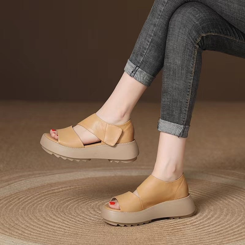 Sandalias vintage suela gruesa