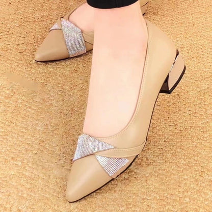 Zapatos de dama de diamantes de moda