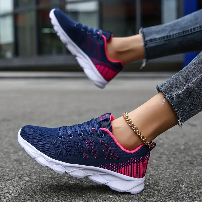 Zapatillas de deporte de malla transpirable para mujer