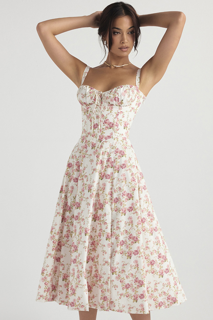 Mini vestido floral sexy